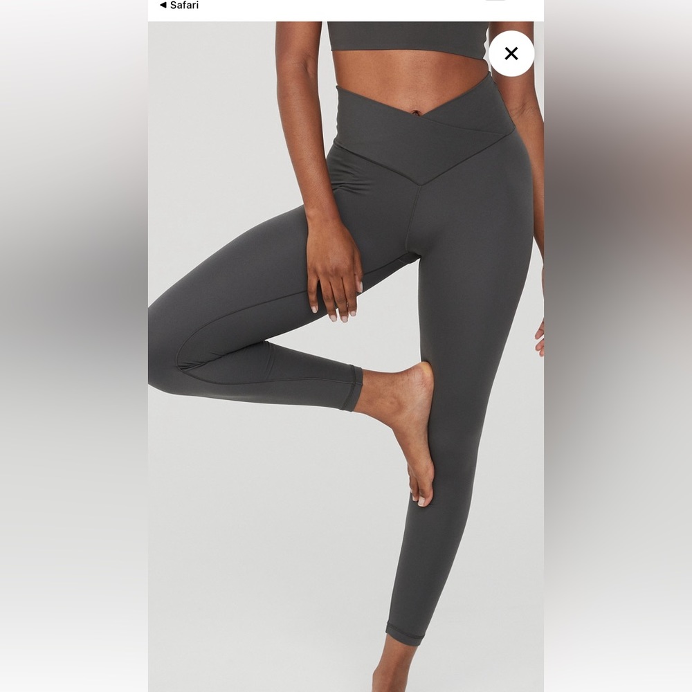 OFFLINE By Aerie Real Me High Waisted Crossover Legging‎ BLUE -large - Picture 2 of 16